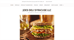 Desktop Screenshot of joesdelisyracuse.com