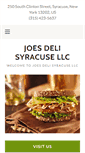 Mobile Screenshot of joesdelisyracuse.com
